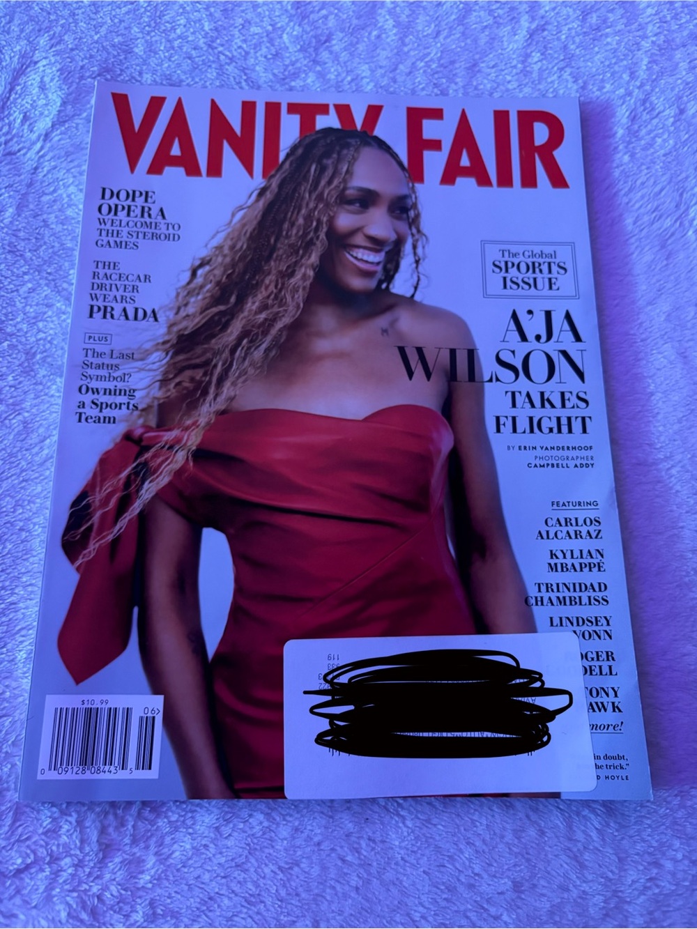 Vanity Fair Global Sports Issue – A’ja Wilson Cover, Carlos Alcaraz, Kylian Etc